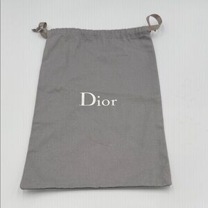 Dior Gray Drawstring Dust Bag